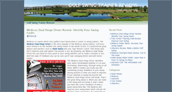 Desktop Screenshot of golfswingtrainerreviews.com